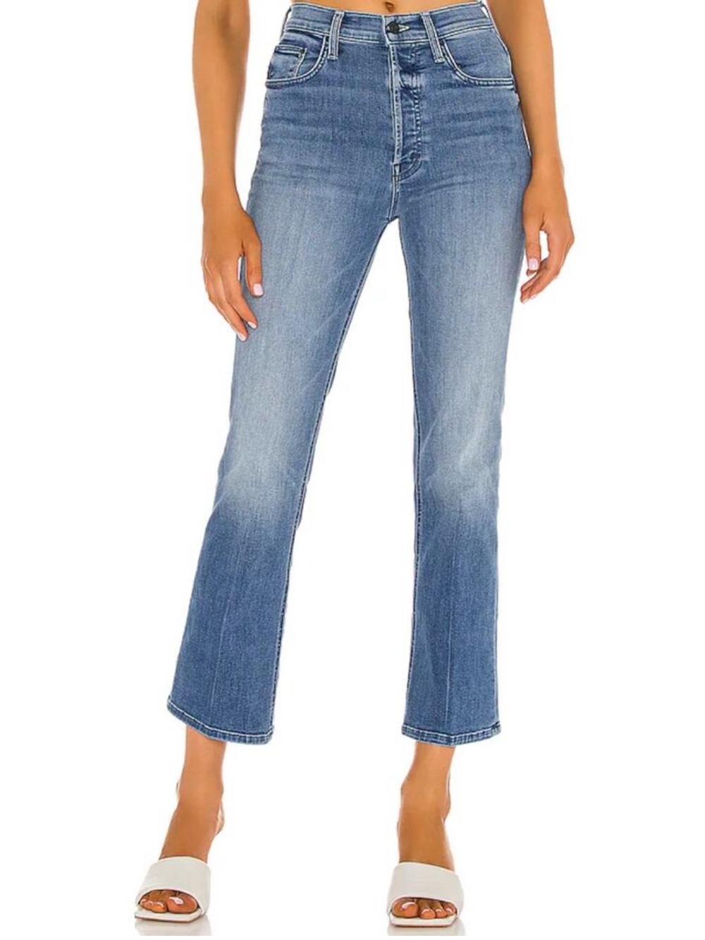 MOTHER Denim The Tripper Ankle Jean Size 30